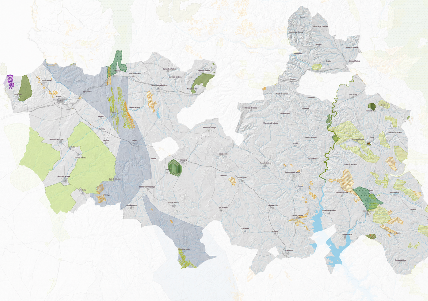 Mapa del territorio ADESIMAN